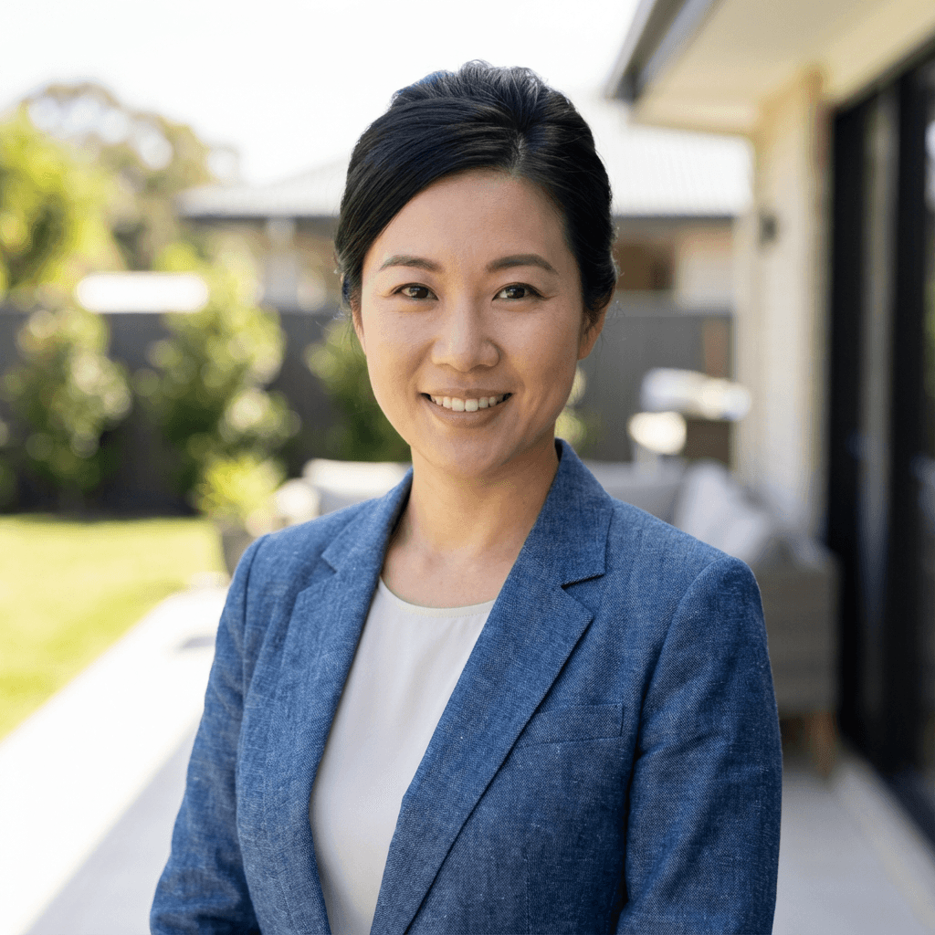 Female driver in her early 40s, East Asian